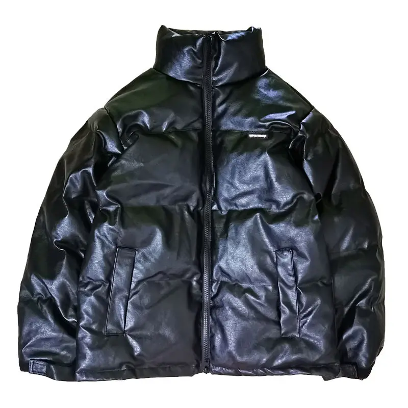 

2021 new winter couple's cotton padded clothes Korean loose and thickened Pu fur coat men's and women's fashion