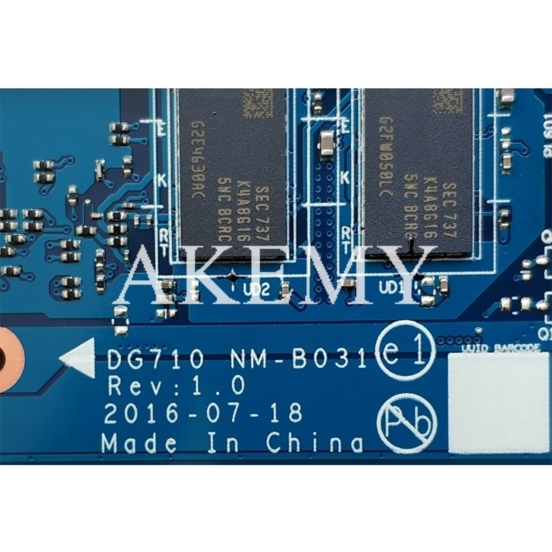 

For For Lenovo 110-17IKB laptop motherboard I3-7100U VGA(V2G) DDR(4G) number NM-B031 FRU 5B20M40836 5B20M40834