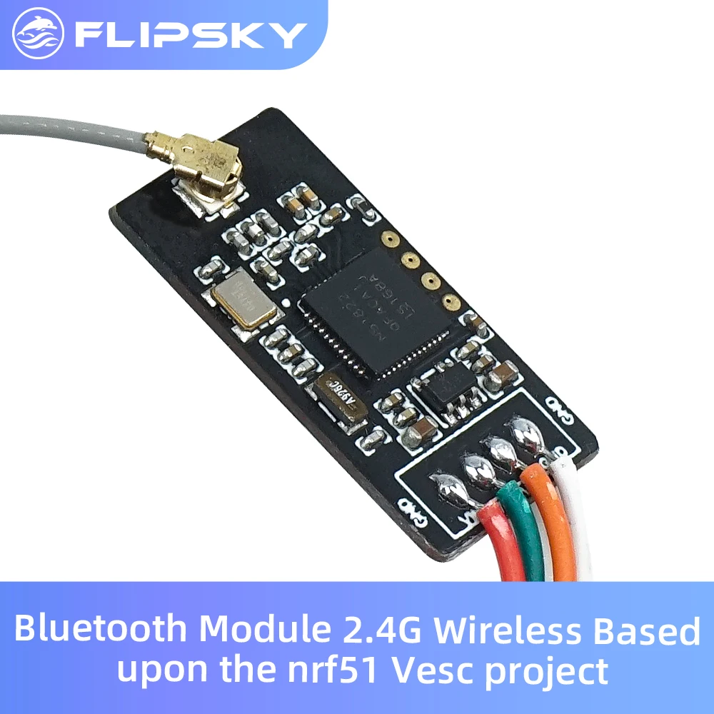 Wireless Bluetooth Module 2.4G for Electric Skateboard Based upon the nrf51_vesc project Flipsky