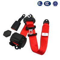 ce approved retractable auto safety belt passed emark certification emergency locking 3point car seat belt driver safety belt