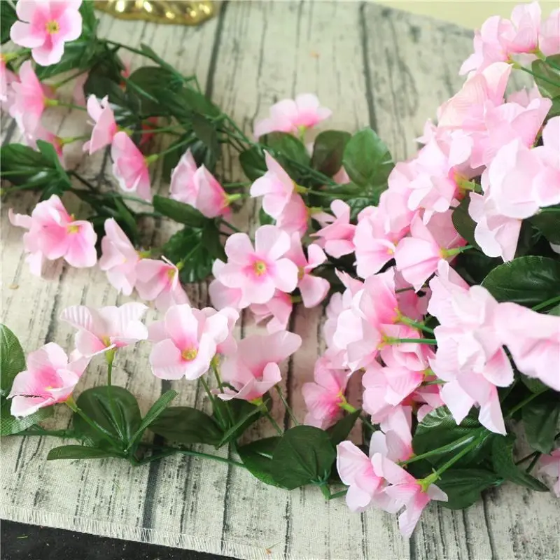 

Simulation Of Artificial Flower Violet Encryption Wedding Wall Silk Flower Window Balcony Soft Real Estate Home Decoration