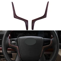 for toyota land cruiser 200 v8 2016 interior steering wheel sequin cover frame protector decoration abs chrome car accessories