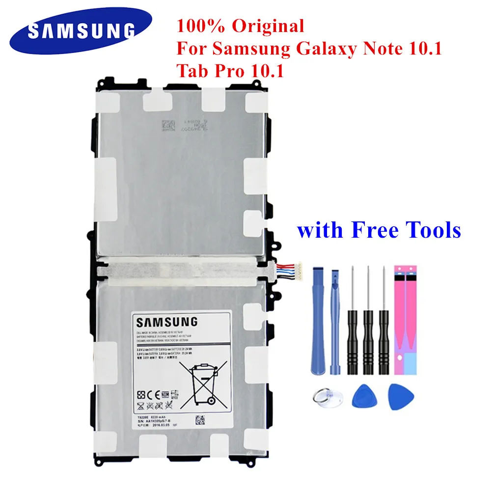Оригинальный аккумулятор T8220E T8220C для Samsung Galaxy Note 10 1 Tab Pro &quotP600 P601 P605 P607 T520 T525