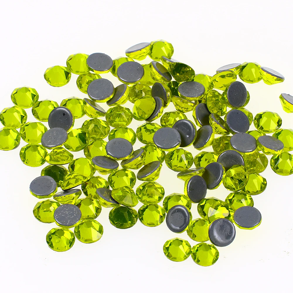 Цитрин Стразы горячей фиксации стразы с плоским основанием для утюга на