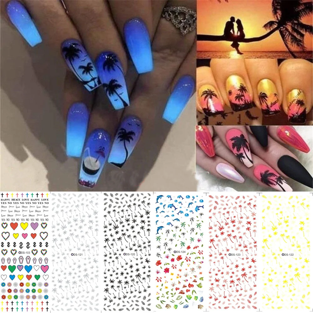 1 шт. 3D Горячая Летняя Пальма Дельфин искусственное кокосовое дерево Цветок