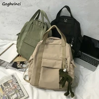 backpacks women waterproof large capacity travel laptop bag students unisex couple schoolbag harajuku trendy chic ulzzang ins