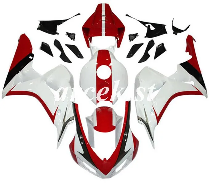 

4 подарка, новый набор искусственных элементов для мотоцикла из АБС-пластика, подходит для Honda CBR1000RR 06 07 2006 2007, комплект кузова красного и бело...