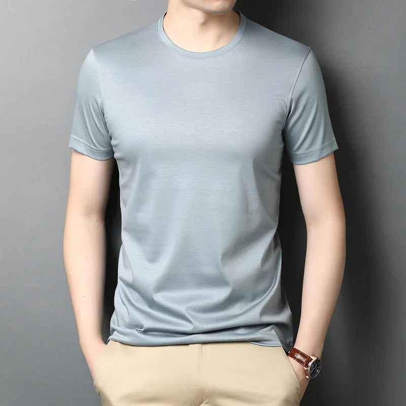 

male 2020 new Summer tops tees men O-Neck short-sleeved T-shirt jke2445