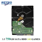 Жесткий диск SATA 750 Гб 3,5 дюйма для консоли PS2 с установленными 140 играми PS2
