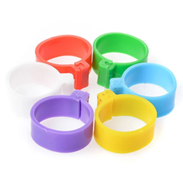 Гаджет повязки на ногу птица 100 шт. фиолетовые питомцы кольца для попугаев утка