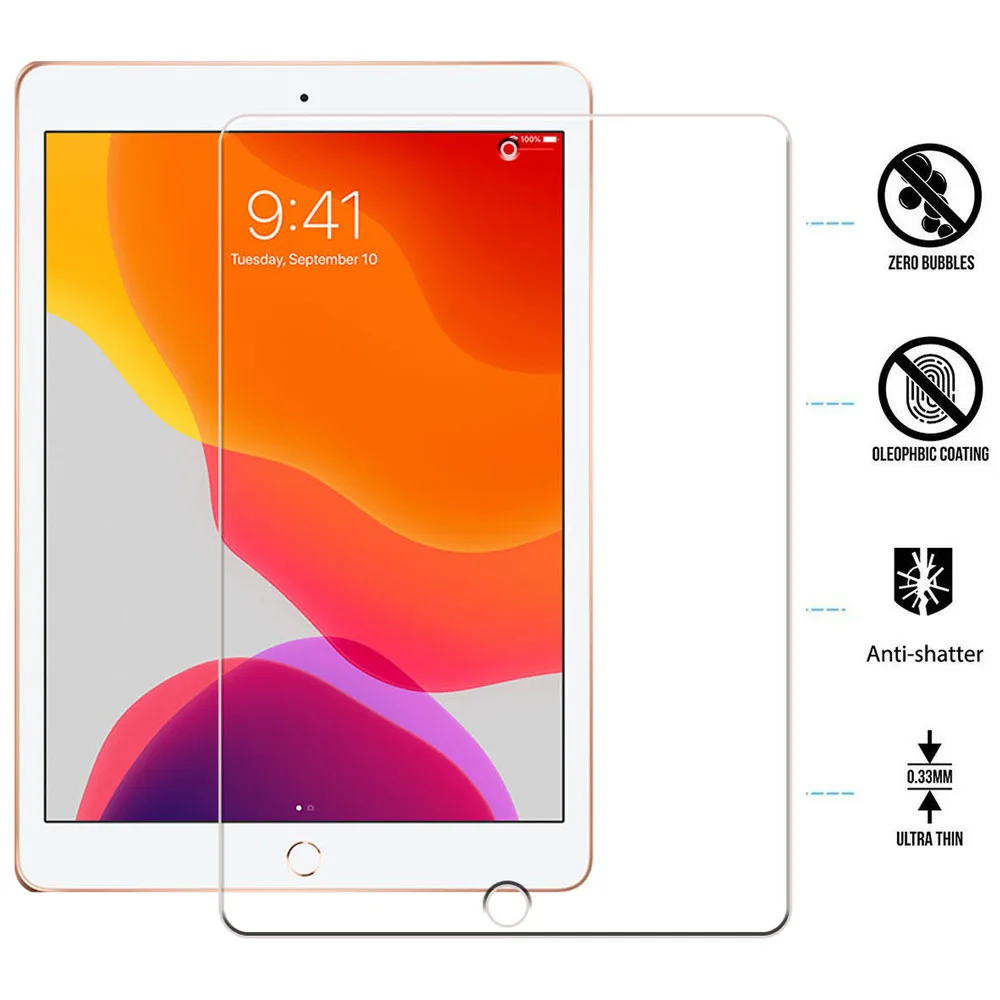 50 шт./лот для iPad 2019 10 2 дюймов 7th Gen Pro 5 Air 3 Защитная пленка экрана из закаленного