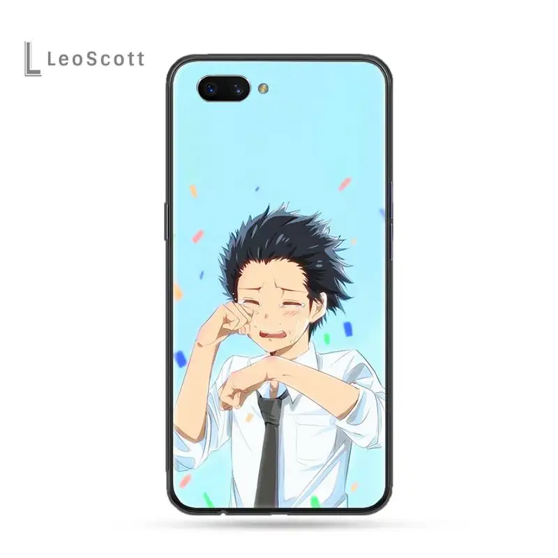

A Silent Voice Amine Phone Case For OPPO F 1S 7 9 K1 A77 F3 RENO F11 A5 A9 2020 A73S R15 REALME PRO Cover Funda Shell
