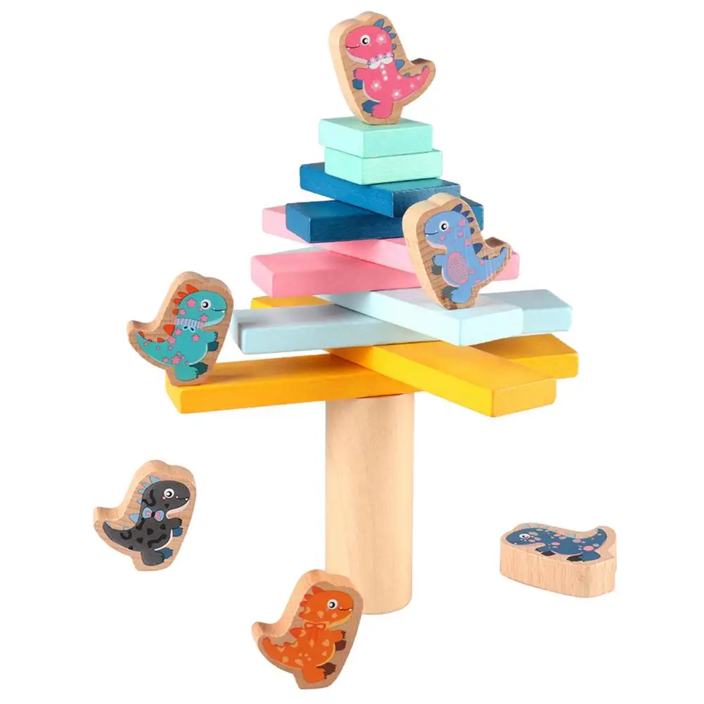 

Animal Stacking Dinosaur Toys Training Puzzle Game For Children Educational Puzzle Toys Early Learning Toys Kids Gift