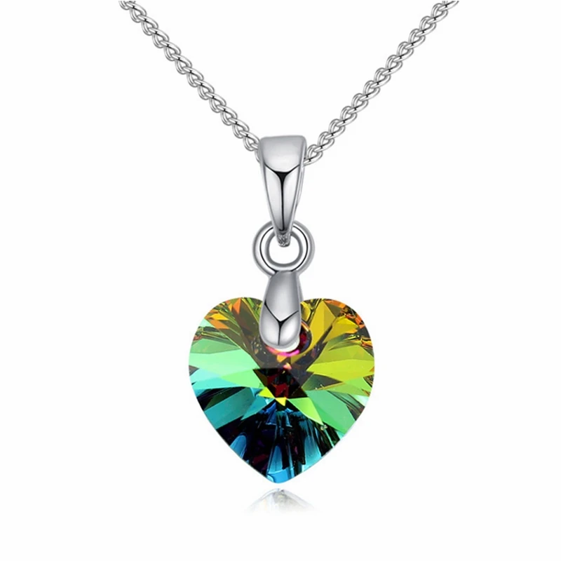 Мини-подвеска SHDEDE в форме сердца для женщин и девочек Подарочная цепочка