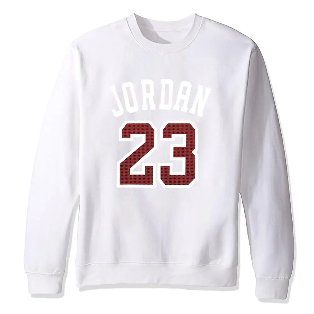 Осень-зима, флисовая Толстовка для мужчин Jordan 23, толстовка, Новая повседневная мужская толстовка с круглым вырезом, пуловеры Harajuku, спортивная одежда - Цвет: white 6