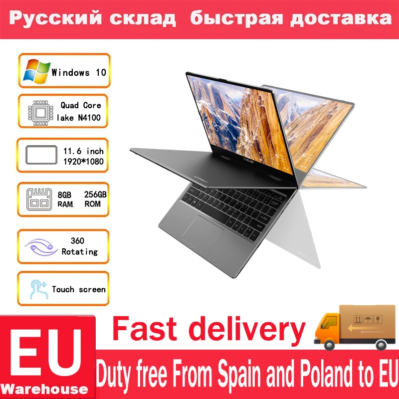 Teclast F5 ноутбук с 5 дюймовым дисплеем четырёхъядерным процессором Intel Gemini Lake N4100 ОЗУ