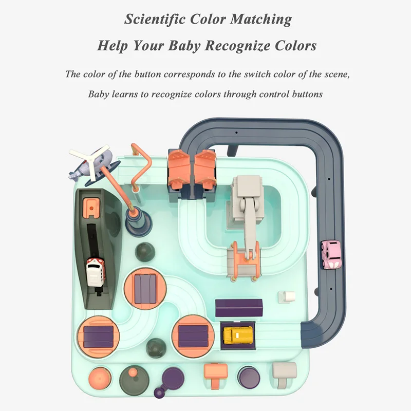 Развивающие игрушки Railcar экологически чистые детские для приключений автомобиль