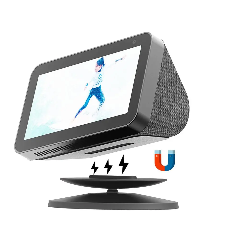 Алюминиевый нескользящий Кронштейн-подставка для Amazon Echo Show 5 вращающийся на 360