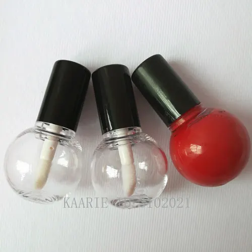 

5ml 5g Empty Lip Gloss Tube Lipgloss Bottle Ball Mini Lip Glaze Tube Lip Balm Bottle Lipgloss Tube Black Cap Lip Gloss Container