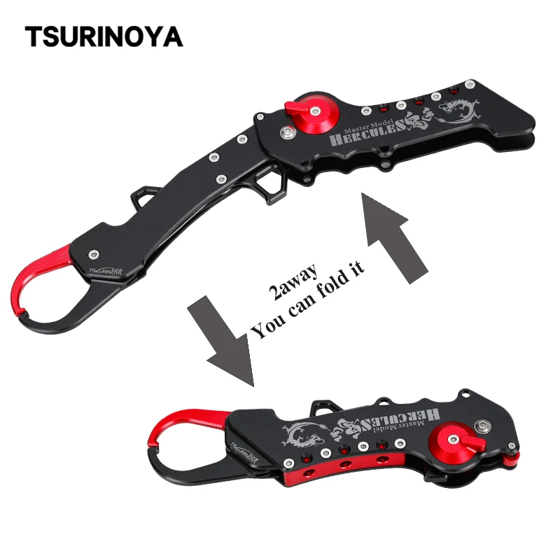 

Fish Grip Lip Foldable Aviation Aluminum Alloy Clamp Grabber Fishing Tools HERCULES Fishing Tackle Gripper Accessoryer