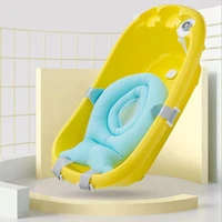 adjustable baby bath net bed bathtub shower antislip mat seat bathroom ondersteuning kussen matten accessories soft pillow