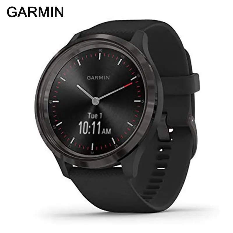 Смарт часы Garmin move 3 гибридные с реалистичными часами сенсорным экраном