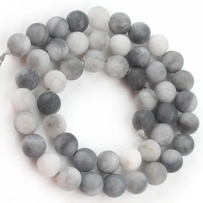 Бусины из натурального камня тусклые полированные Ястребиный глаз Круглые