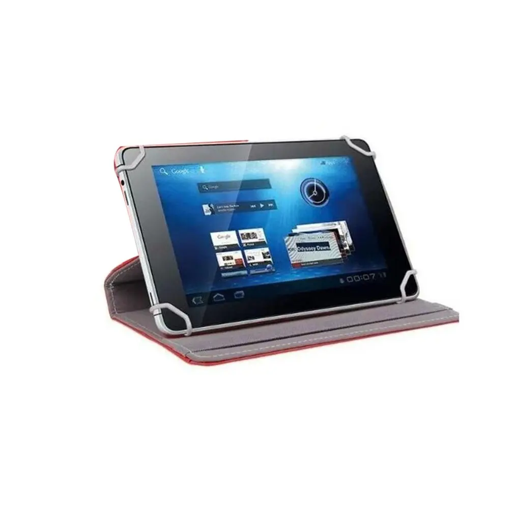 

7 Inch 8Inch Tablet Computer Case Three Hole Universal Universal Four Corner Hook 360 Degree Rotating Leather Case