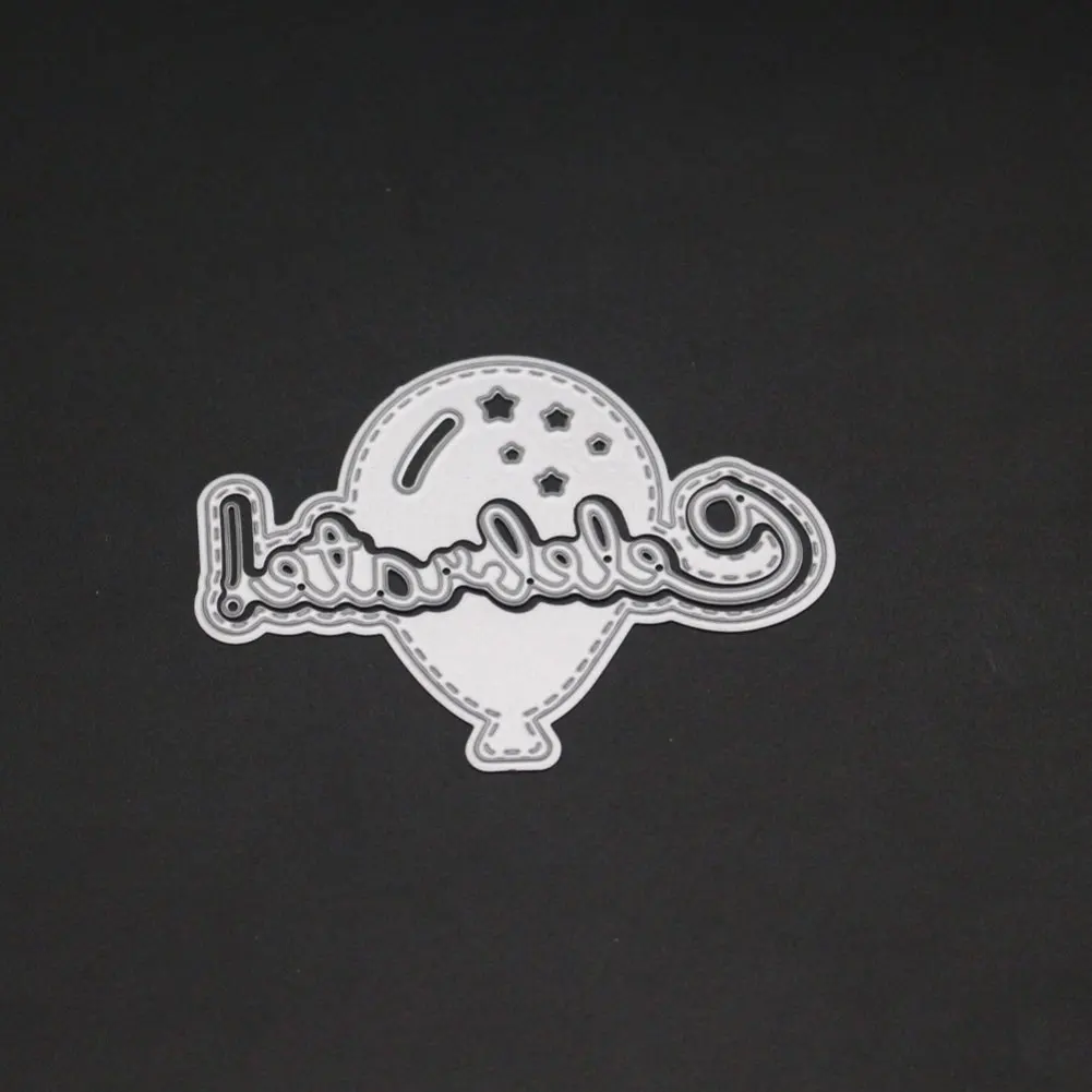 Металлические Вырубные штампы в виде звездного воздушного шара письмо для