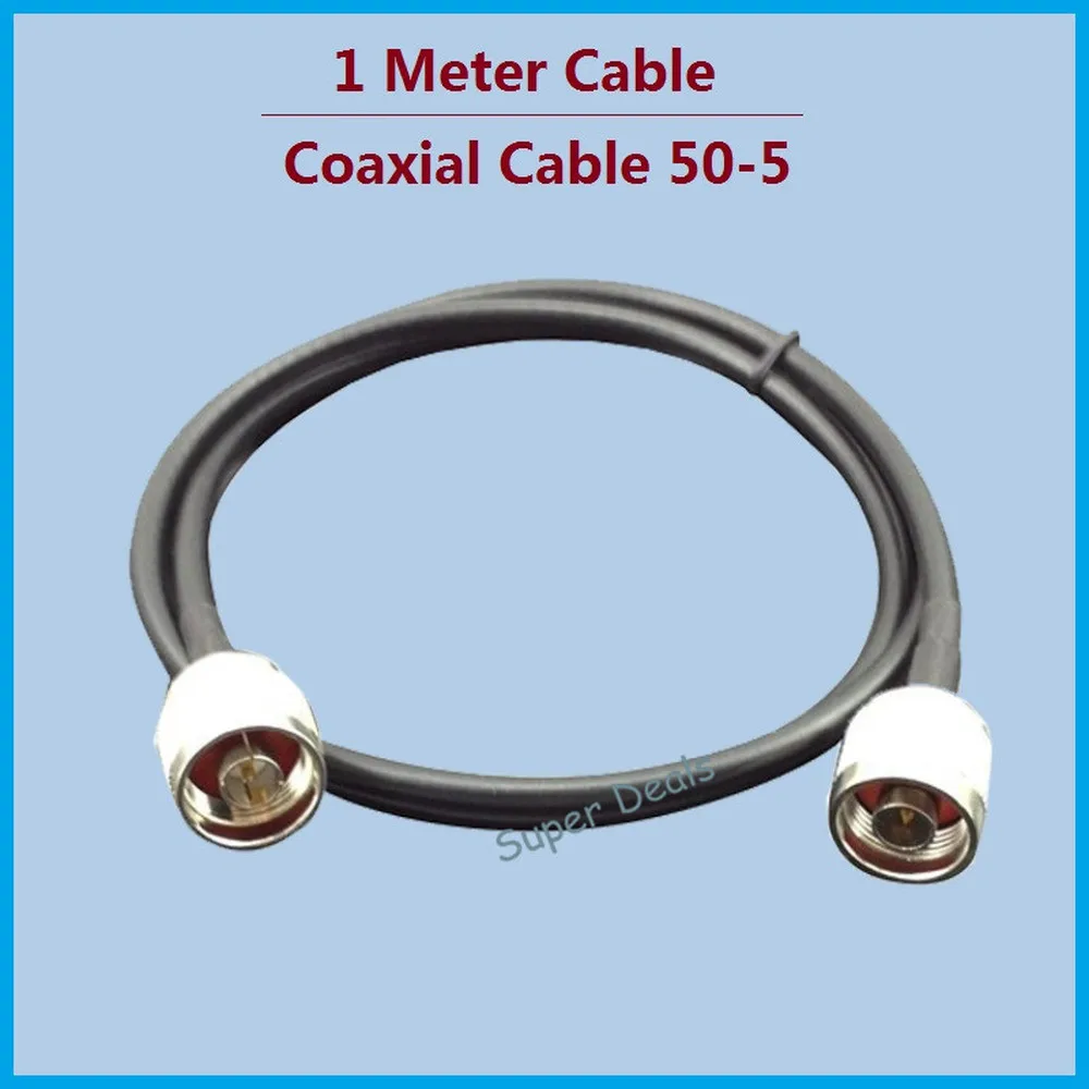 

ZQTMAX 1M Coaxial Cable for Jumper wires connecting power splitter, microstrip, coupler