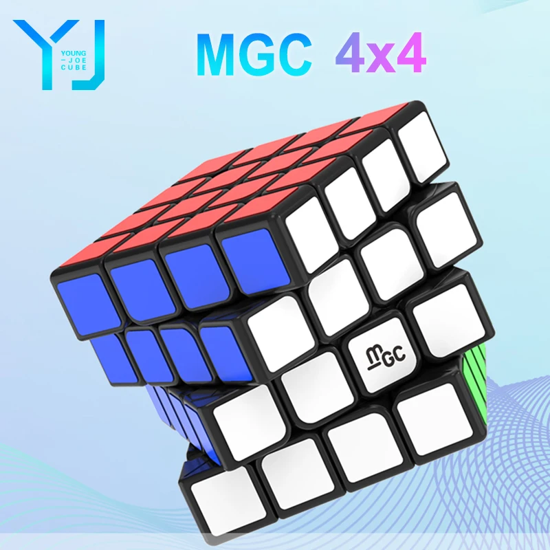 

YJ MGC 4x4 Магнитный магический куб YongJun mac 4 M 4x4x4 Профессиональный скоростной куб головоломка Yongjun Magico Cubo образовательные игрушки для