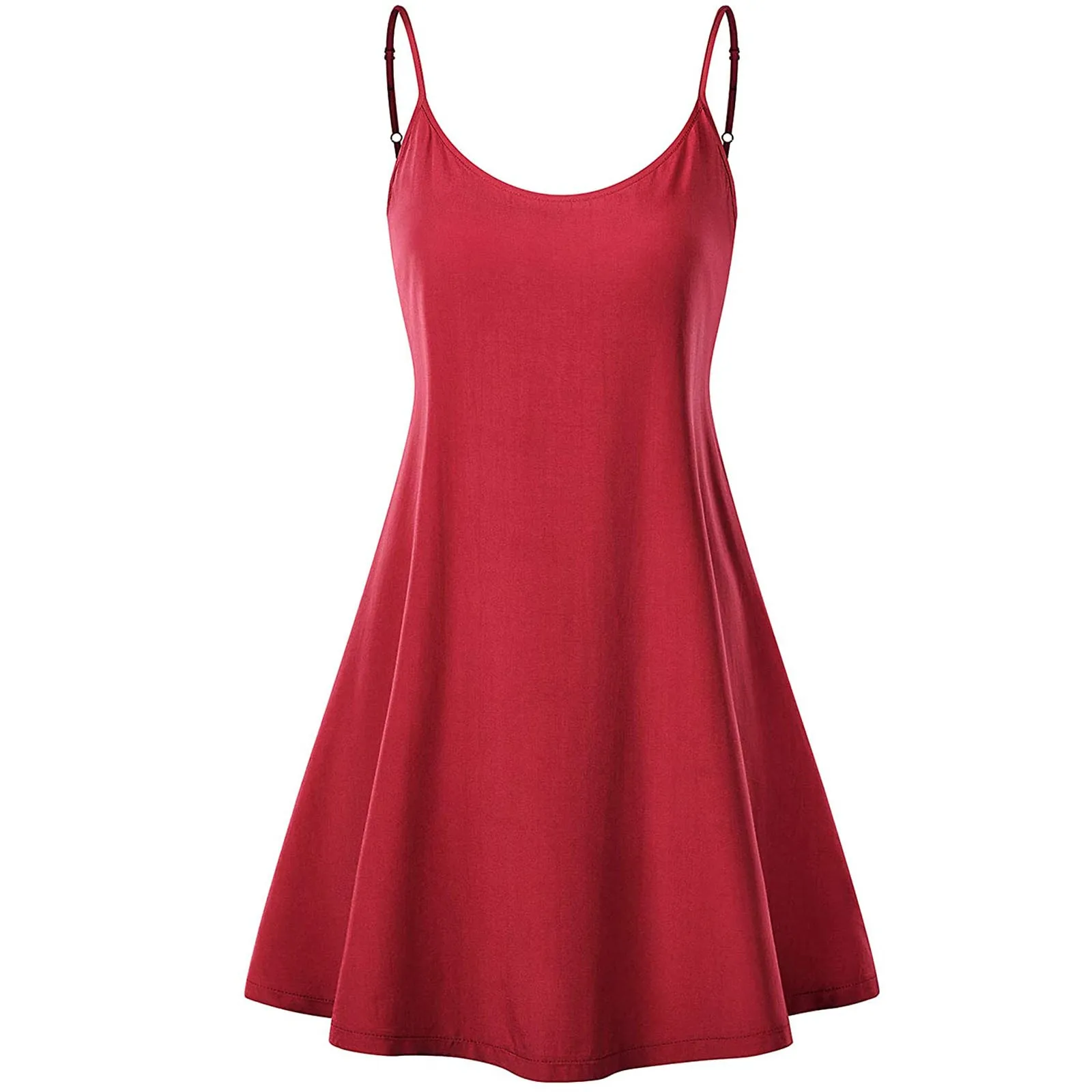 

Summer Women Sexy Sling O-Neck Halter Dress 2021 Solid Cotton Ruffled White Beach Mini Dresses Casual Loose SunDress Female