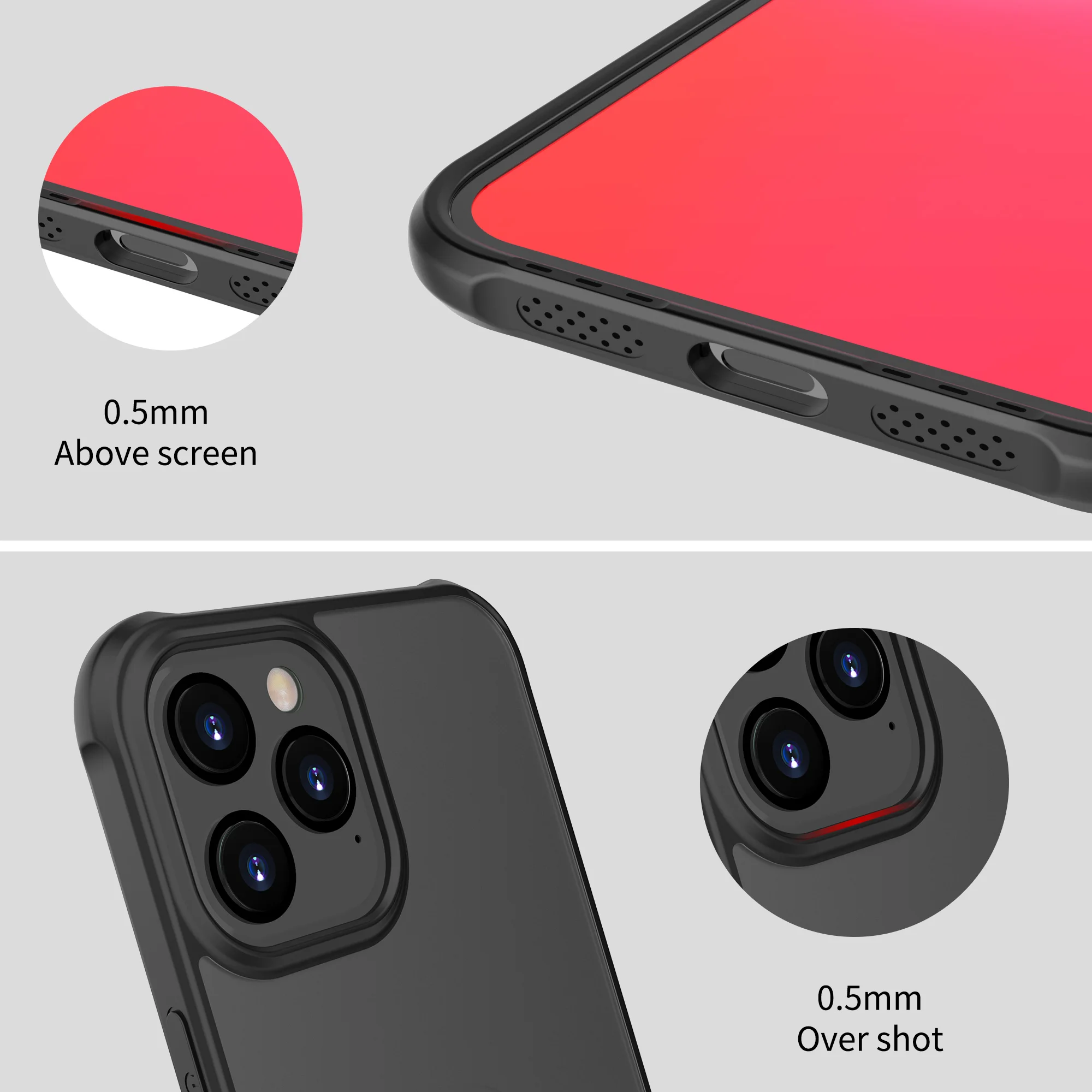 Чехол для iPhone 12 Pro Max Mini 7 8 Plus SE 2020 матовый прозрачный акриловый чехол 11 11|Бамперы| |