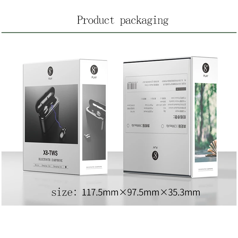 X8 TWS Bluetooth беспроводные наушники бинауральные 5 0 Hands free True Wireless HIFI для Xioami