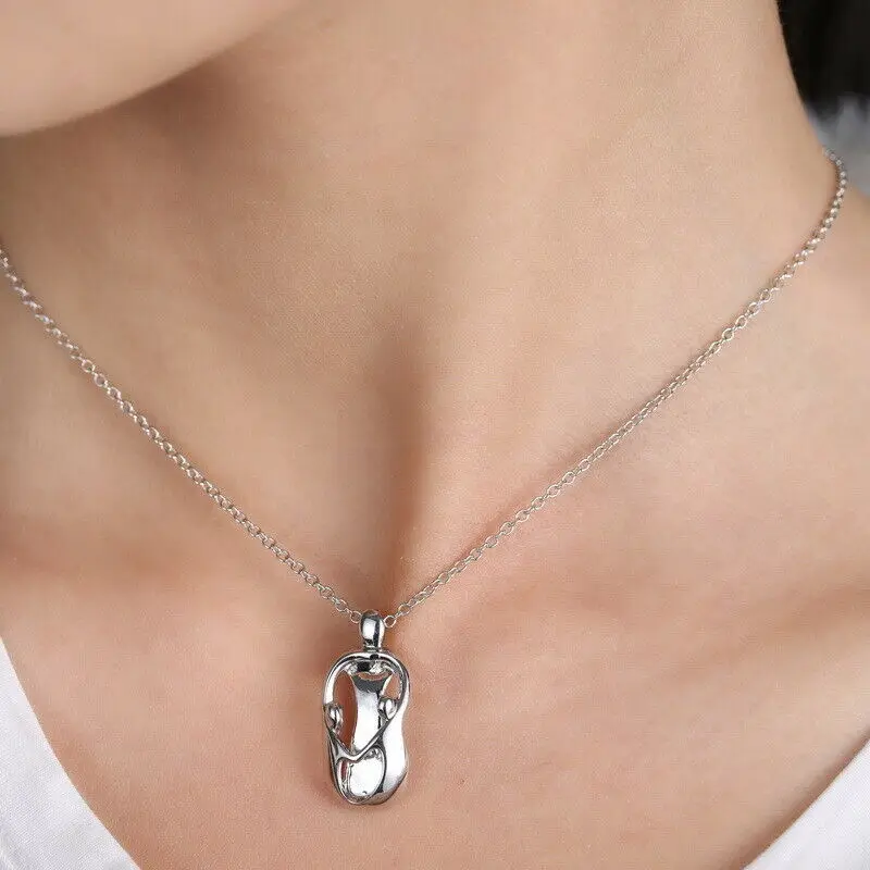 Alloy 2 Baby Семья любовь мама папа сын дочь ожерелье s подарки из нержавеющей стали подвески для мальчиков и девочек матери отцы ожерелье для детей Дети - Окраска металла: Alloy 2 Baby