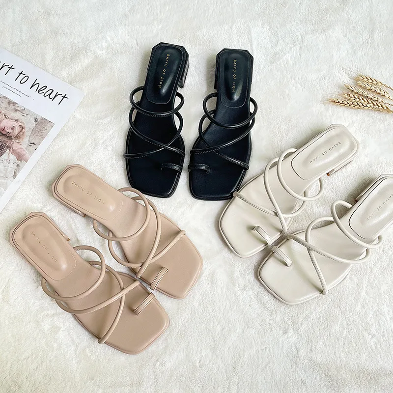 

Сандалии женские на толстой подошве, мягкие Нескользящие, для отдыха, летняя обувь, 2021