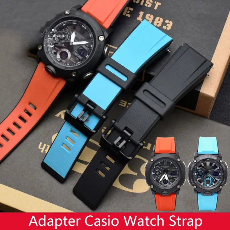 Спорт на открытом воздухе силиконовые часы ремешок браслет для Casio GA-2000 Смарт часы