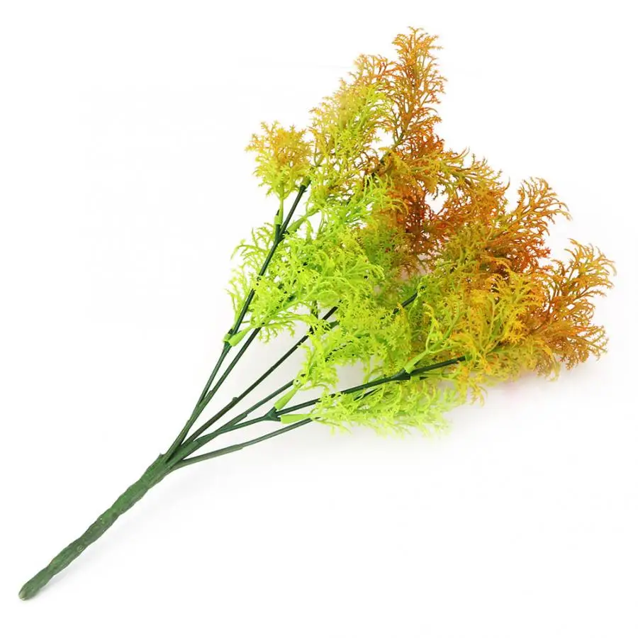 Искусственные цветы травы для дома листва свадебного декора поставки поддельные