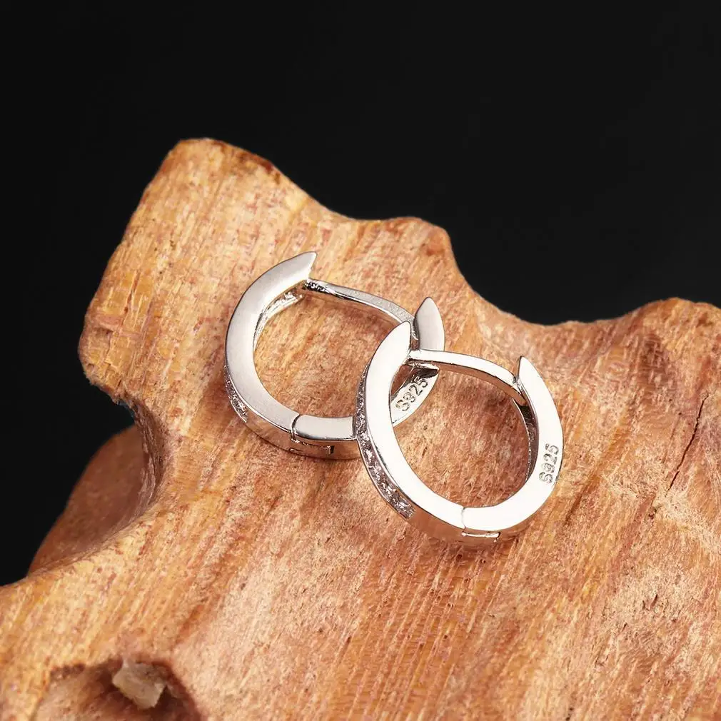 Новинка унисекс элегантное однорядное кольцо для ушей обруч серьги-гвоздики