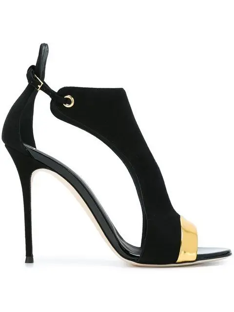 

Color Matching Fashion Sexy Heel Strap High Sandals Women's women boots summer
