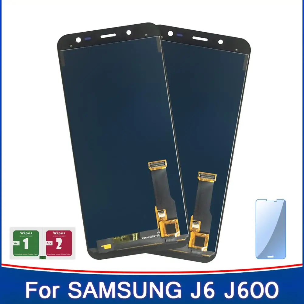 2 шт. J6 дисплей для Samsung Galaxy J600 2018 J600F J600F/DS J600G/DS TFT регулировка яркости LCD сенсорный