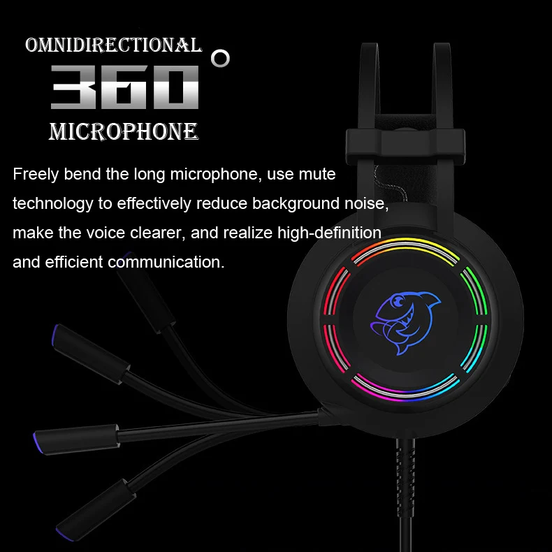 

2021 DHG160 Gaming Headset Usb Wired Headphones With Microphone Superb Bass 7.1 Surround Sound Over-head Headset with Microphone
