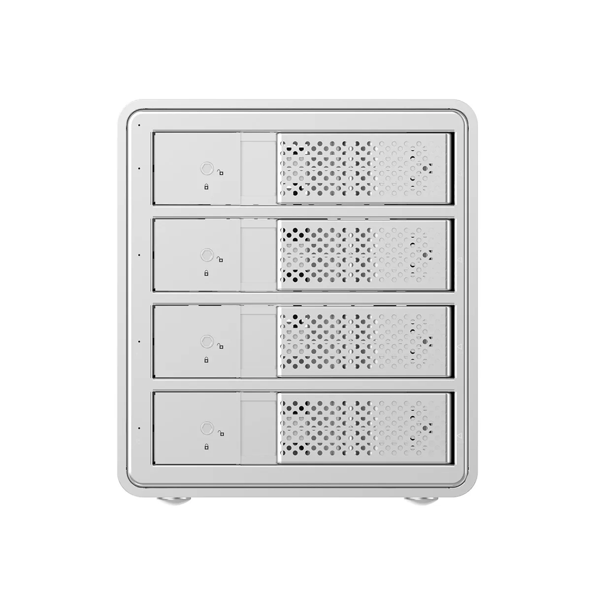 ORICO 4 отсека 3,5 дюйма USB3.0 для SATA HDD корпус с 150 Вт внутренний адаптер питания Поддержка 64 ТБ алюминиевый HDD док-станция