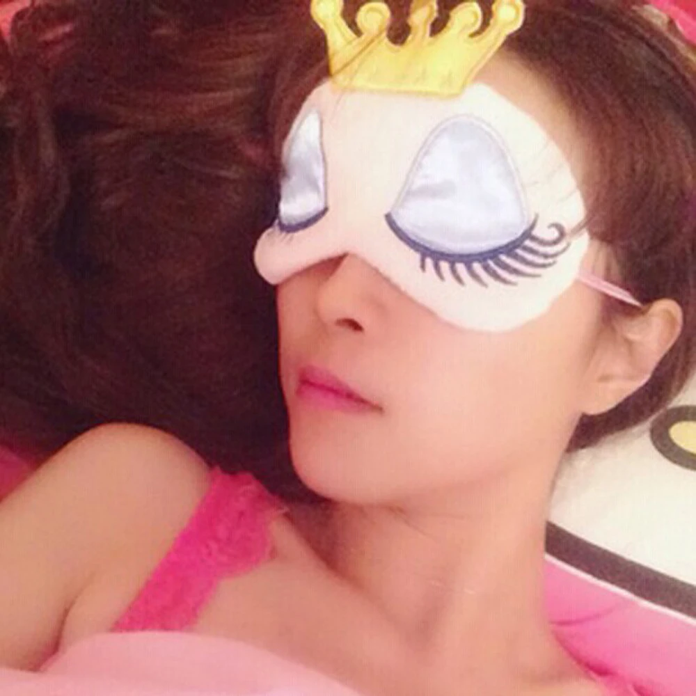 Plush Eye mask Travel Sleep Masks Sleeping Childrens Girls Kids