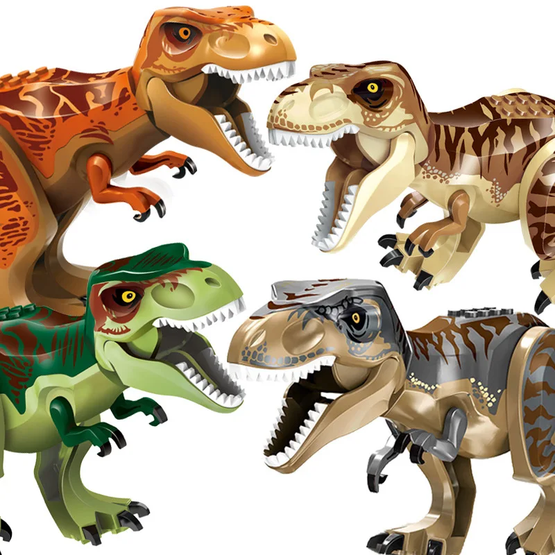 

Big Size Indominus Rex Model Jurassic Dinosaurs World Dinosaurs Park Kid Toy Tyrannosaurus Movie Compatible For Creators Figures
