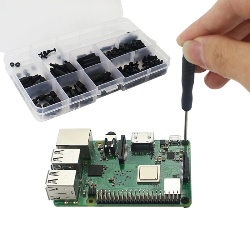 

210pcs M2.5 M3 Screws Installation Tool Electronic Parts for Raspbeerry Pi Model