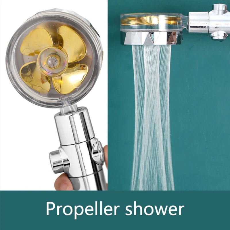 

Multifunctional Wall-mounted Shower Visual Turbo Shower Head Pressurized Shower Head Removable Handheld Shower Durable