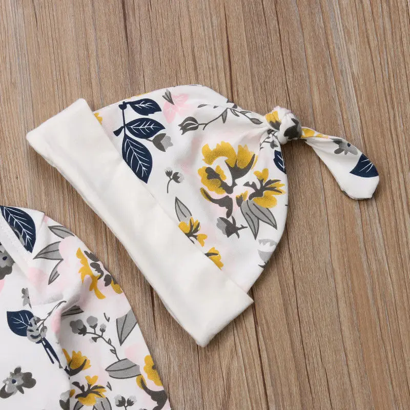 

Cotton Swaddle Muslin Blanket Newborn Baby Floral Wrap Swaddling Blanket 2Pcs