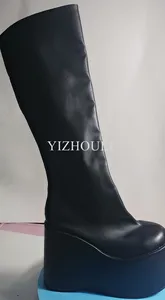 Ботинки для выступлений на танкетке 12,5 см, ботинки многоцветные на заказ, обувь для танцев на шесте в уличном стиле