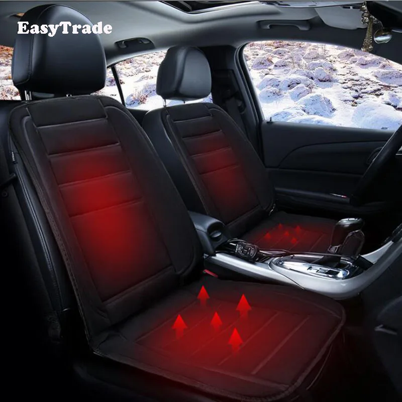 12V автомобиль отопление сиденья зима Подушка с подогревом теплее коврик для